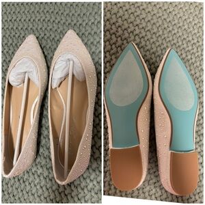 Size 8.5 Betsey Johnson Jude Ballet Flat - brand new, never worn!